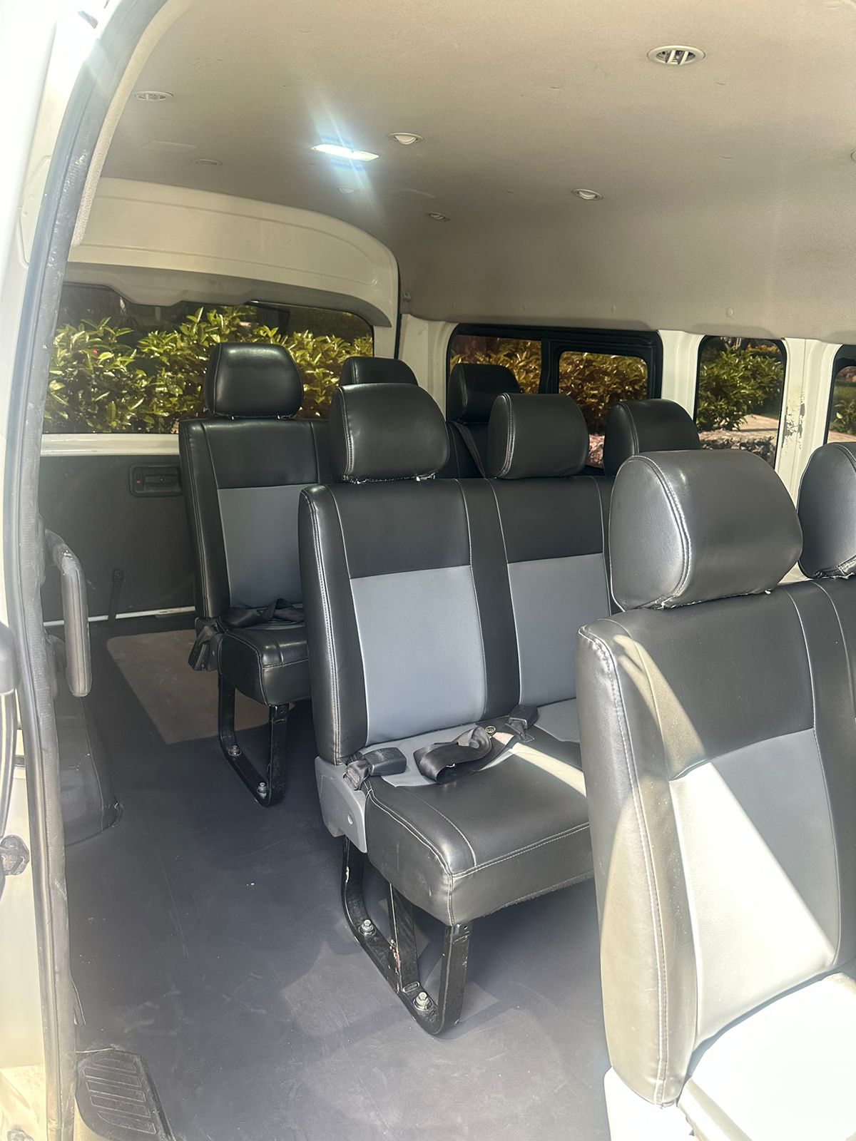 Minivan interior